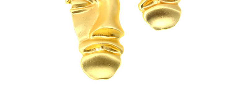 Fashion Gold Face Earrings,Drop Earrings