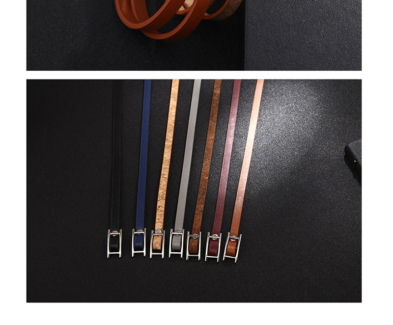 Fashion Orange Multilayer Leather Bracelet,Fashion Bracelets