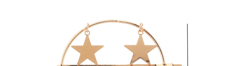 Fashion Gold Alloy Five-pointed Star Hairpin,Hairpins