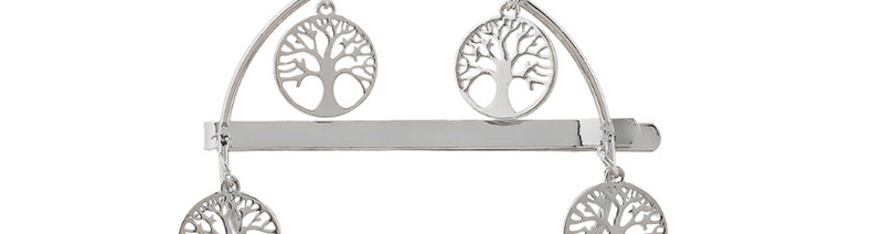 Fashion Silver Alloy Hollowed Out Life Tree Hairpin,Hairpins