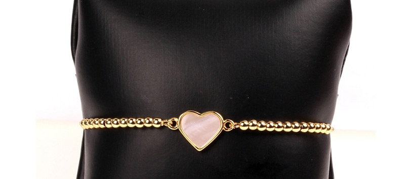 Fashion Gold Shell Love Heart Heart Gold Bracelet,Bracelets