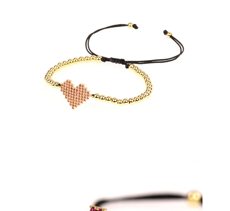 Fashion Gold Micro-inlaid Zircon Love Bracelet,Bracelets