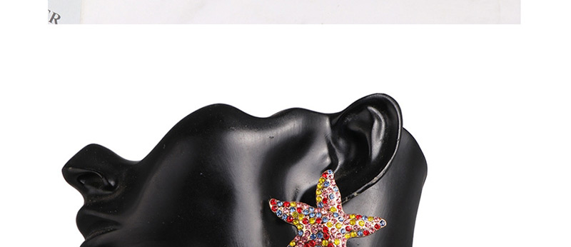 Fashion Color Color Starfish Pearl Stud Earrings,Stud Earrings