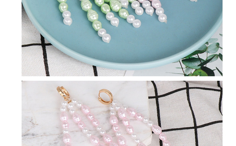 Fashion Pink Tassel Earrings,Drop Earrings