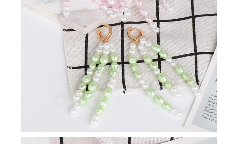 Fashion Green Tassel Earrings,Drop Earrings