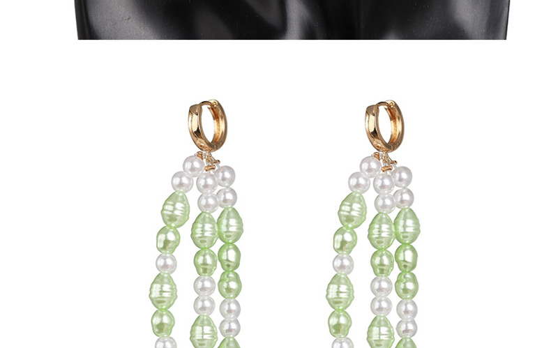 Fashion Green Tassel Earrings,Drop Earrings