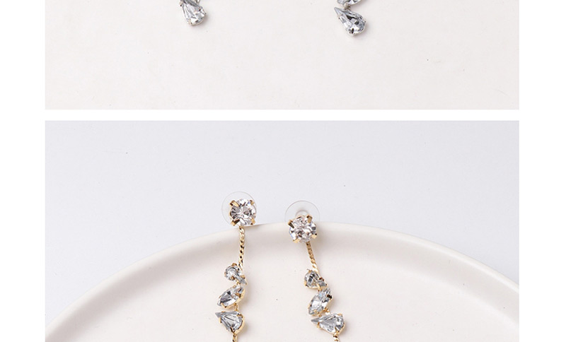 Fashion Gold Diamond Stud Earrings,Drop Earrings
