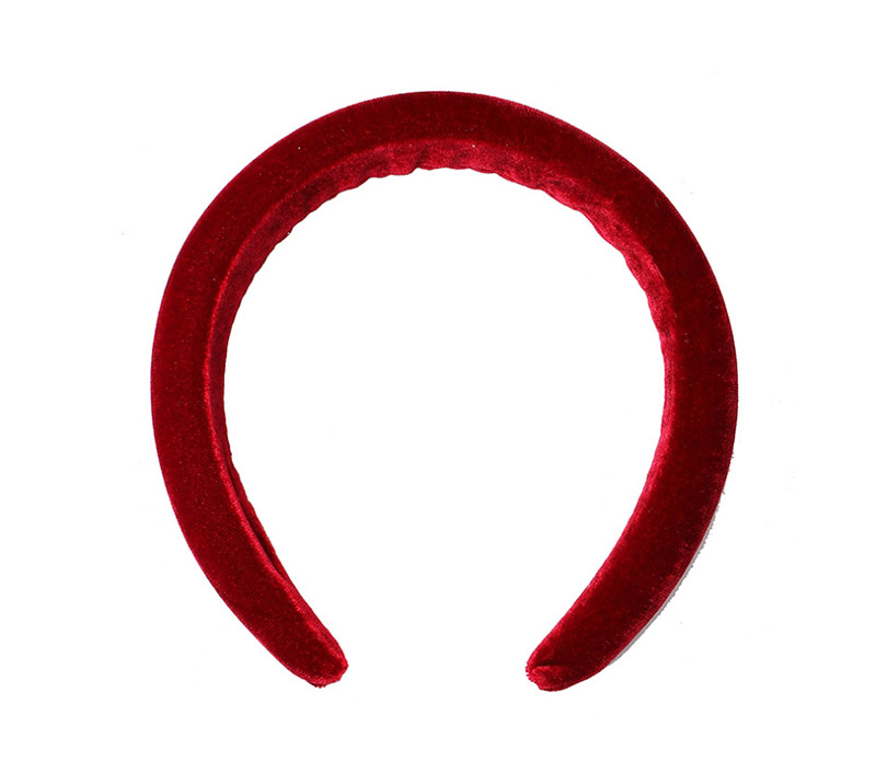 Fashion Red Milk Silk Sponge Headband,Head Band
