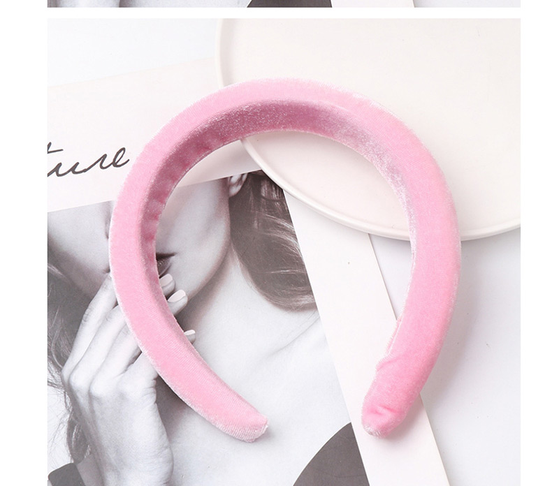Fashion Pink Milk Silk Sponge Headband,Head Band