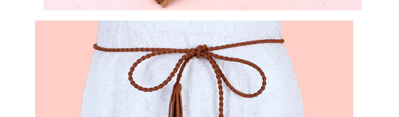 Fashion Camel Woven Korean Cashmere Waist Chain,Waist Chain