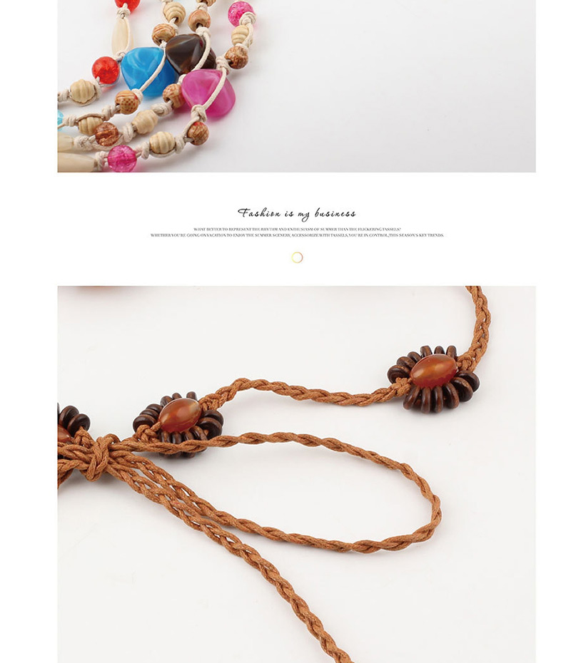 Fashion Coffee Color Conch Waist Chain,Waist Chain
