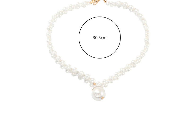 Fashion White Pearl Necklace,Beaded Necklaces