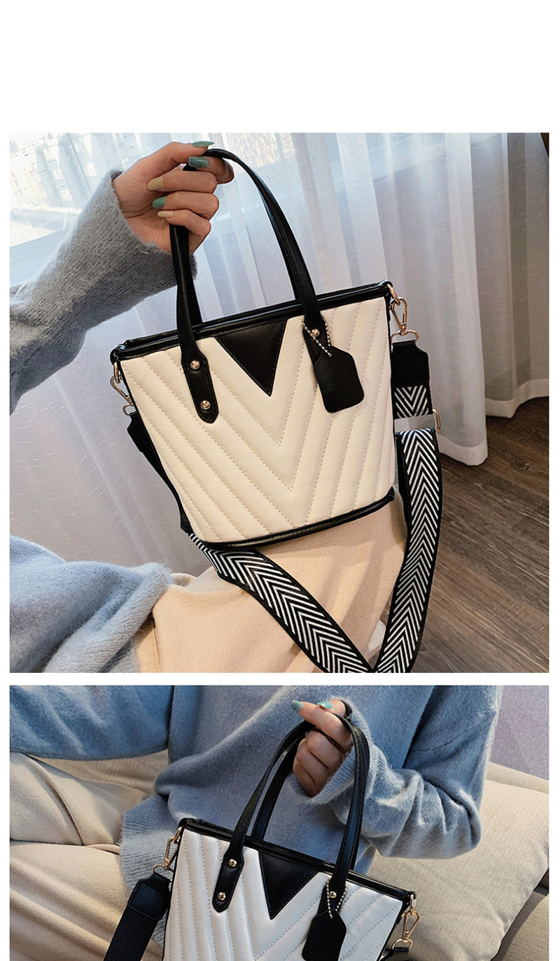 Fashion White Broadband Embroidery Line Shoulder Bag Diagonal Cross Package,Handbags