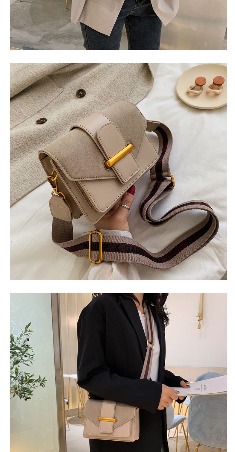 Fashion Black Wide Shoulder Strap Sanding Messenger Bag,Shoulder bags