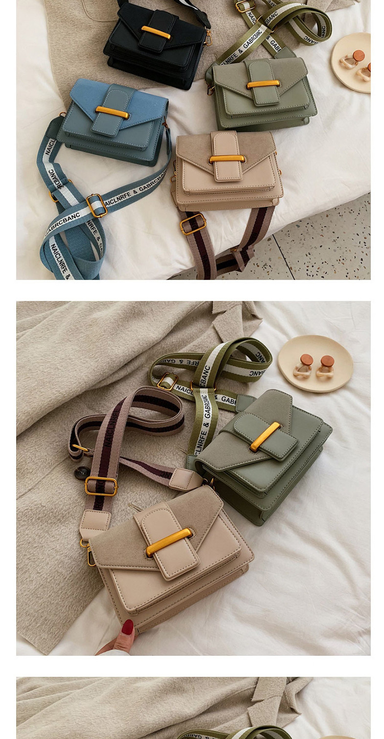 Fashion Khaki Wide Shoulder Strap Sanding Messenger Bag,Shoulder bags