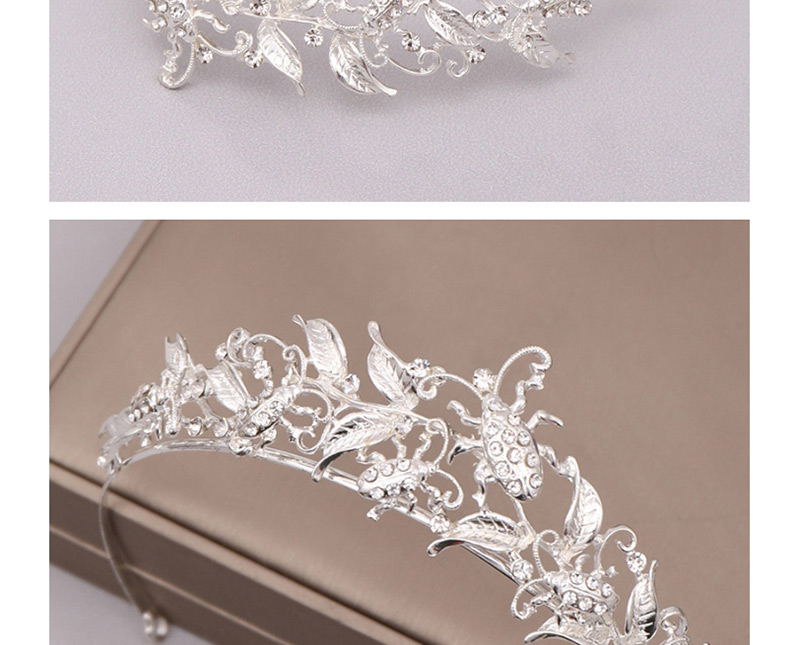 Fashion Silver Crystal Crown Headband,Head Band