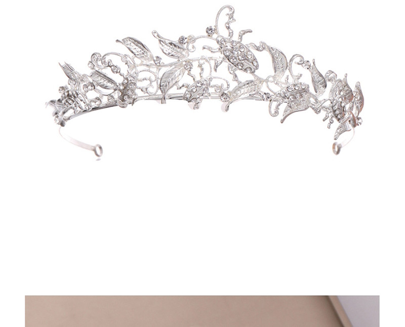 Fashion Silver Crystal Crown Headband,Head Band
