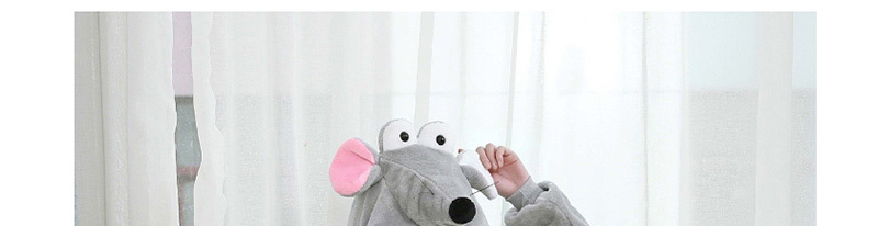  Long-nosed Rat Flannel Cartoon One-piece Pajamas,Others