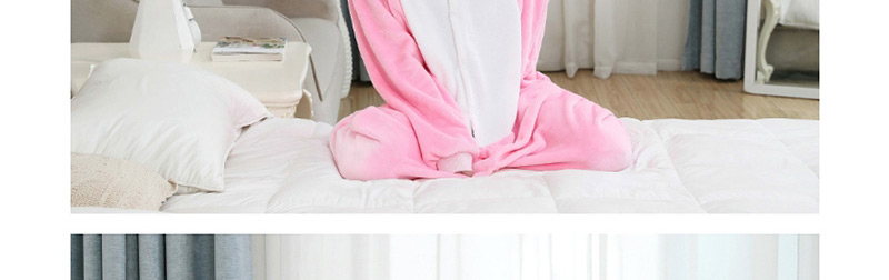  Pink Rat Flannel Cartoon One-piece Pajamas,Others