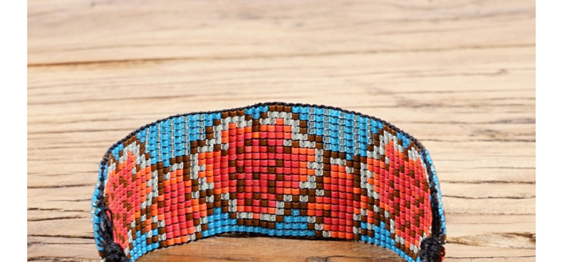  Color Rice Beads Woven Plum Bracelet,Beaded Bracelet