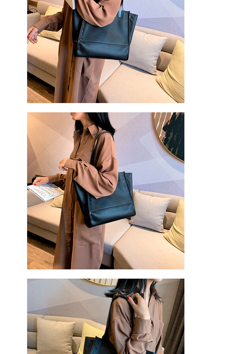Fashion Black Contrast Color Shoulder Bag,Messenger bags