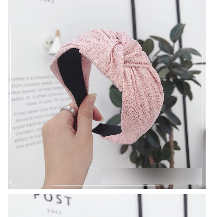 Fashion Copper Cloth Hot Stamping Knot Wide-brimmed Headband,Head Band