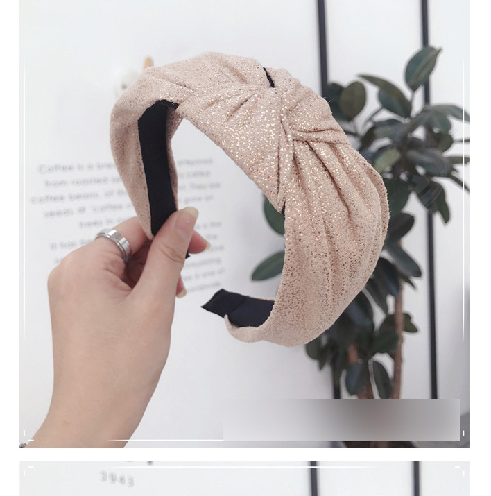 Fashion Black Cloth Hot Stamping Knot Wide-brimmed Headband,Head Band