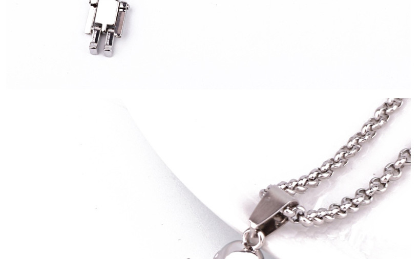 Fashion Silver Robot Necklace,Pendants