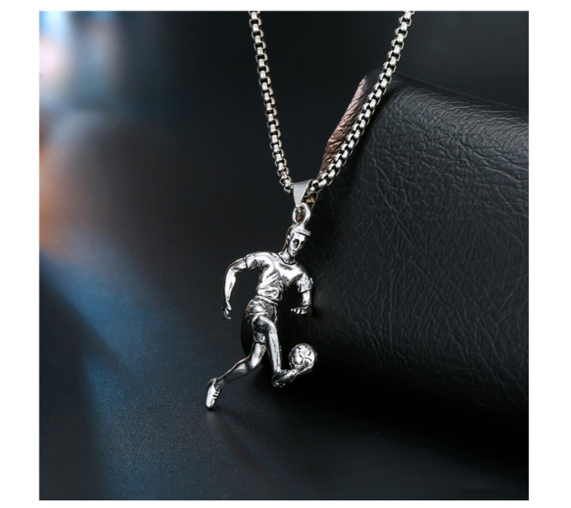 Fashion Spiral Angle Silver Motorcycle Horn Necklace,Pendants