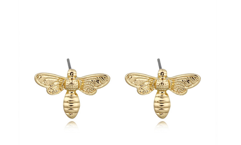 Fashion Silver Little Bee Earring,Stud Earrings