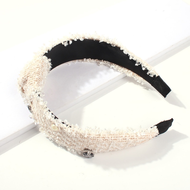 Fashion White Fleece-studded Pearl Headband,Head Band