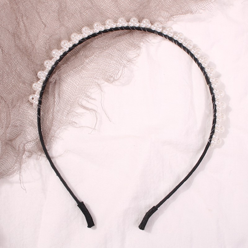 Fashion Pearl White Alloy Pearl Headband,Head Band