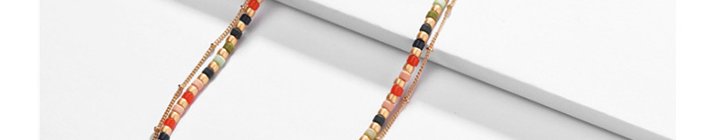 Fashion Color Mizhu Circle Double Necklace Earring Set,Jewelry Sets