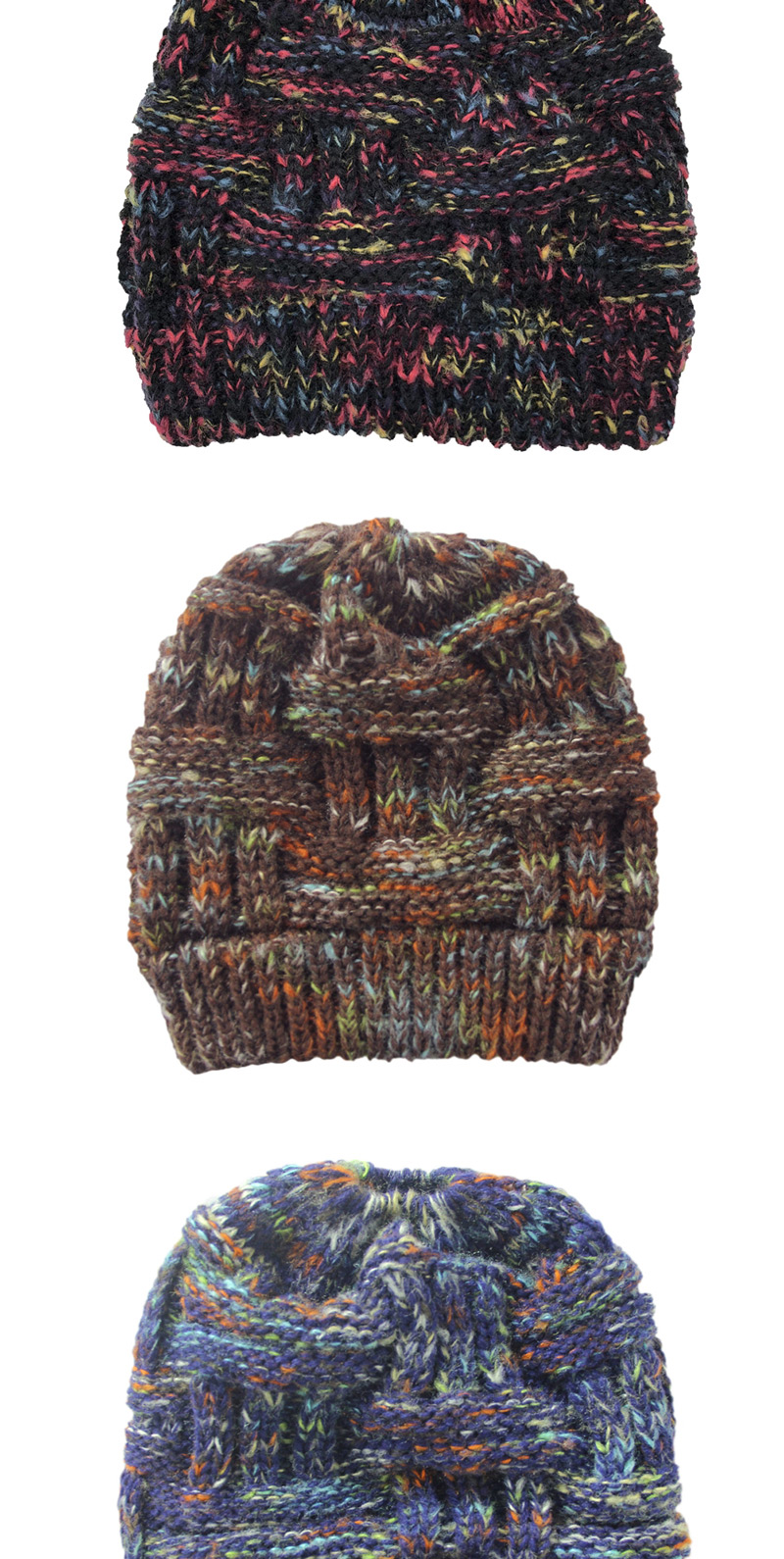 Fashion Colorful Green Ash Warm Bamboo Wool Cap,Knitting Wool Hats