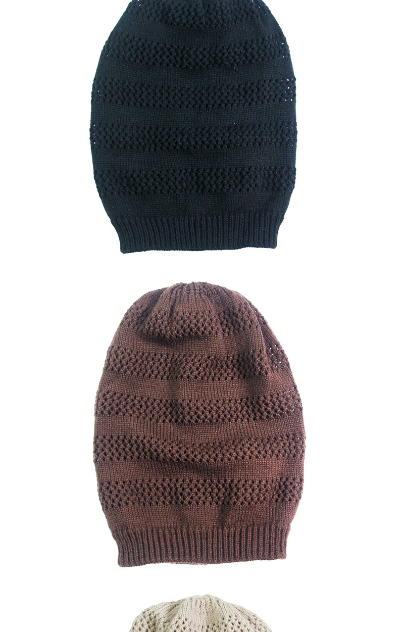 Fashion Jujube Openwork Knit Double Hat,Knitting Wool Hats