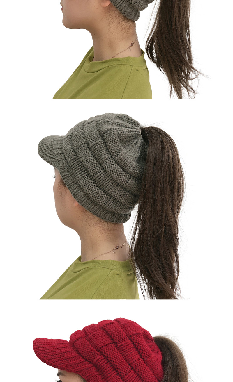 Fashion Jujube Hollow Wool Cap,Knitting Wool Hats