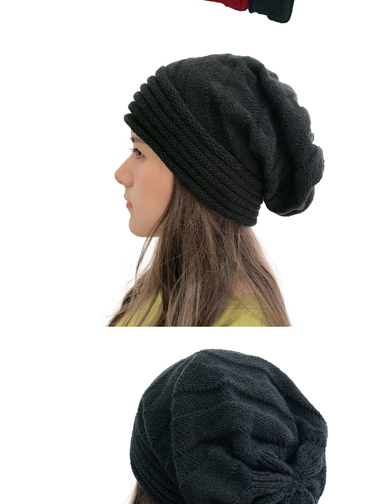 Fashion Light Gray Twill Pleated Cap,Knitting Wool Hats