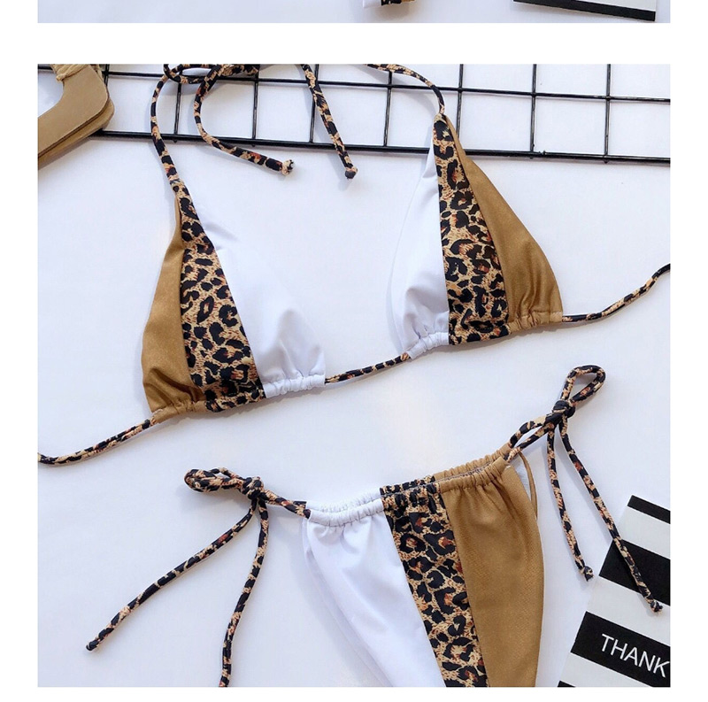 Fashion Solid Color Stitching Stitching Triangle Bag Bikini,Bikini Sets