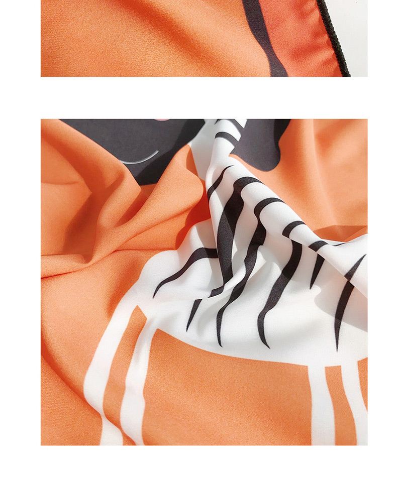 Fashion Six Alpacas Chiffon Printed Silk Scarf,Thin Scaves