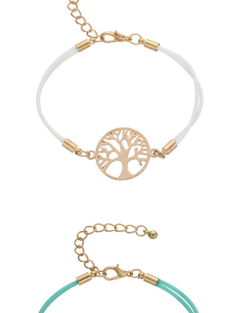 Fashion Chain Clause Alloy Life Tree Braided Bracelet,Fashion Bracelets