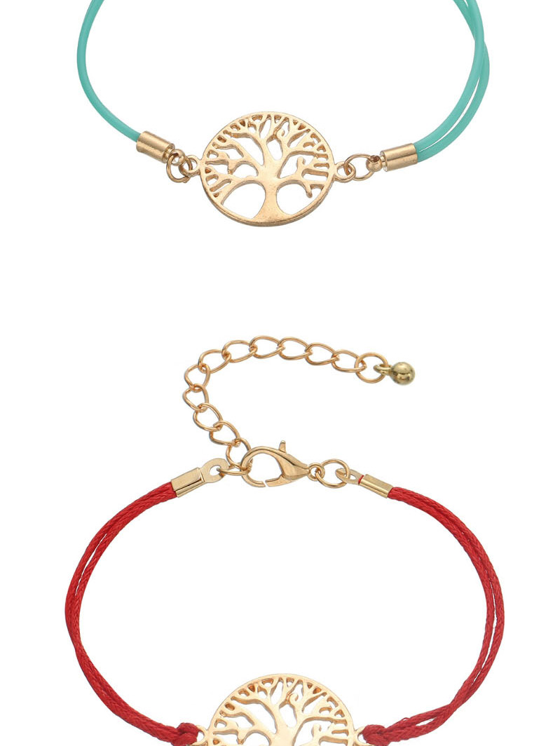 Fashion Chain Clause Alloy Life Tree Braided Bracelet,Fashion Bracelets