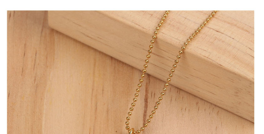 Fashion Gold Zircon Dropper Eye Necklace,Necklaces