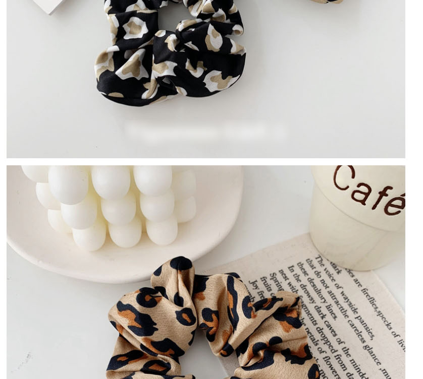 Fashion Coffee Color Leopard Hair Rope,Hair Ring