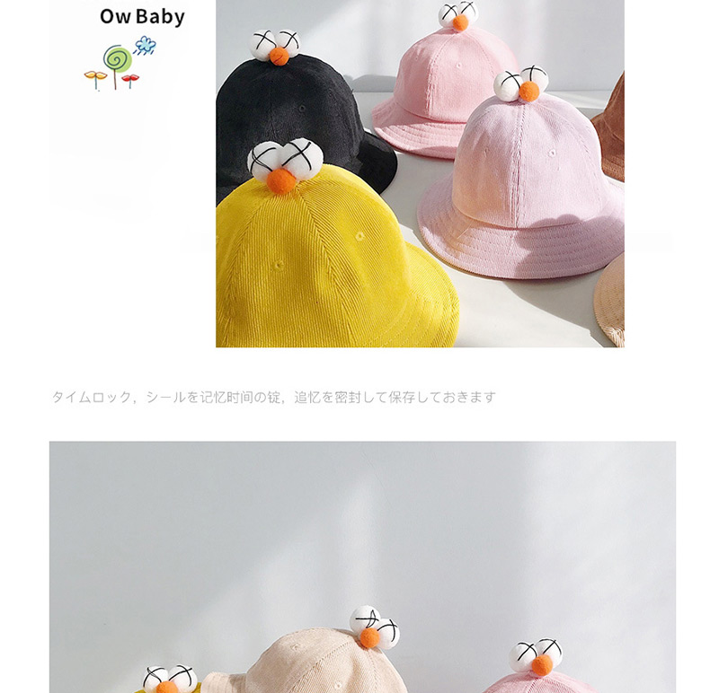 Fashion Xx Eyecup Cap Beige Corduroy Parent Fisherman Hat (children),Children