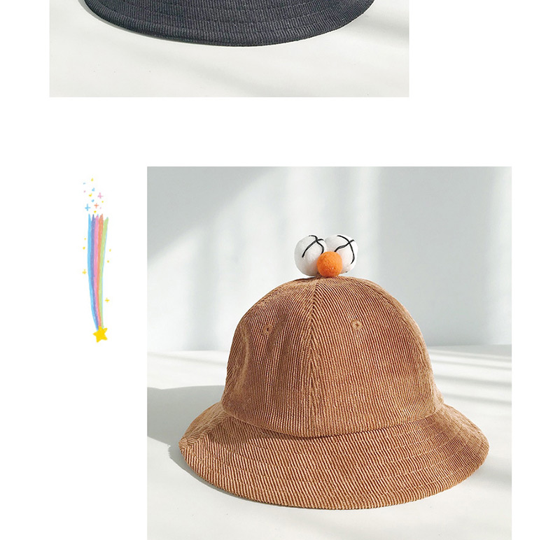 Fashion Xx Eyecup Cap Purple Corduroy Parent Fisherman Hat (children),Children