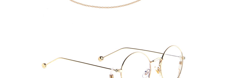 Fashion Gold Non-slip Metal Christmas Diamond Snowflake Chain,Sunglasses Chain