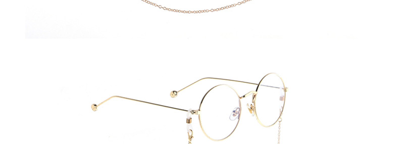 Fashion Gold Non-slip Metal Egg Pouch Egg Glasses Chain,Sunglasses Chain