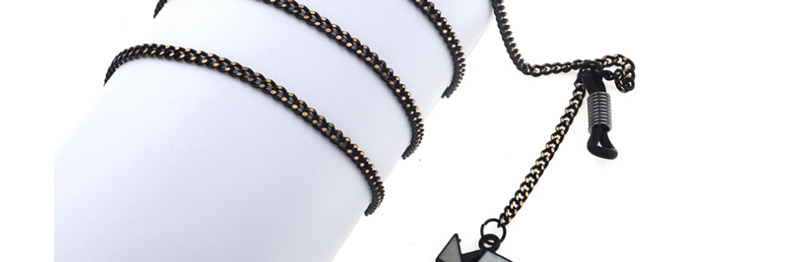 Fashion Black Hanging Neck Cartoon Windmill Chain Glasses Chain,Sunglasses Chain