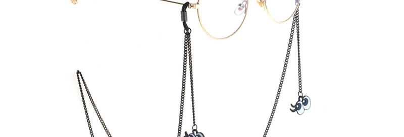 Fashion Black Hanging Neck Eye Chain Glasses Chain,Sunglasses Chain
