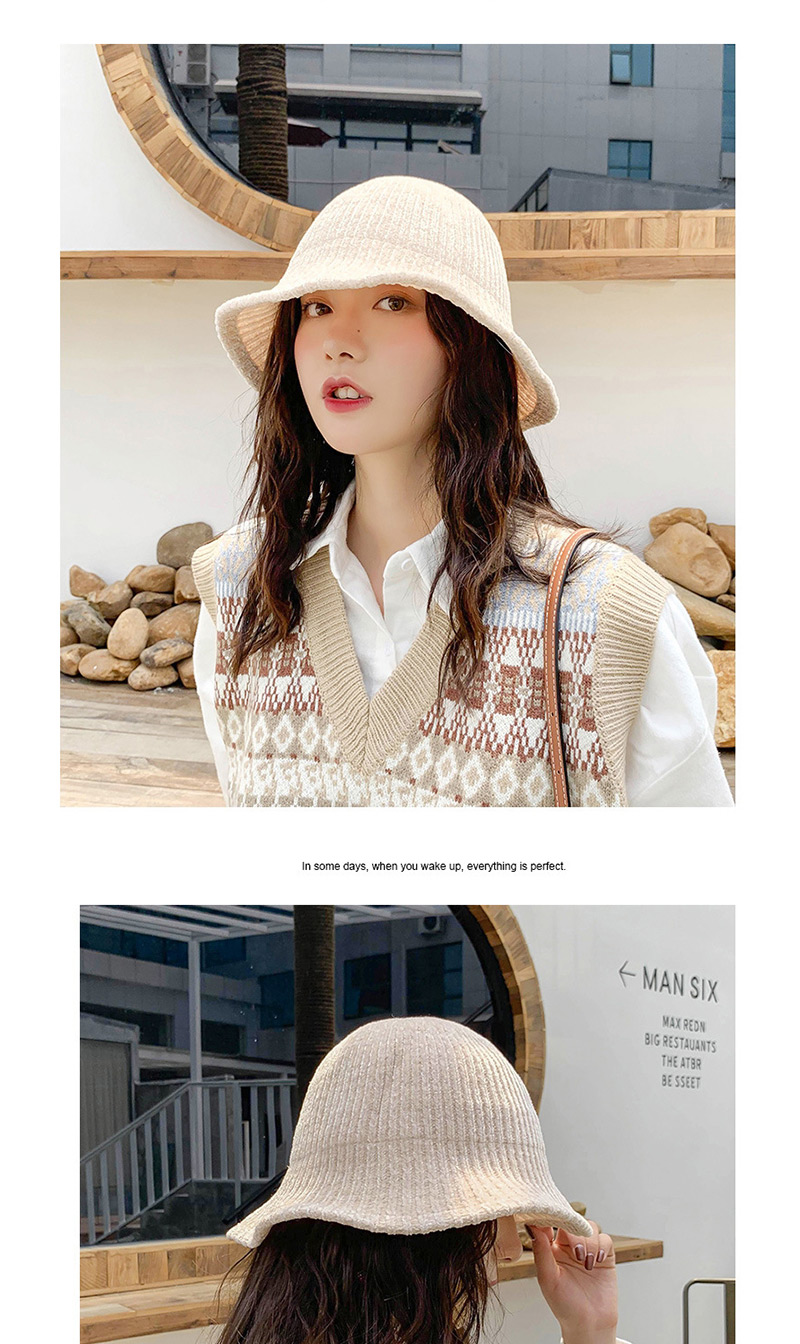 Fashion Thin Strip Of Chenille Caramel Chenille Wool Cap,Knitting Wool Hats
